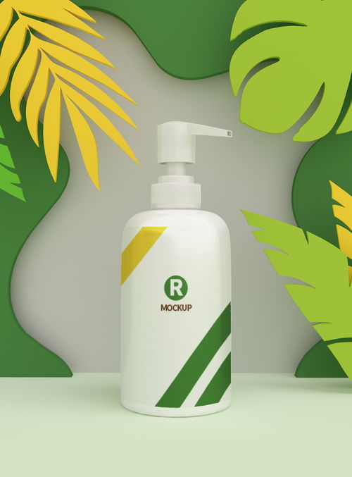 原創模型護膚品化妝品包裝樣機剪紙樣機素材免費下載 千圖樣機